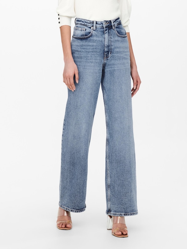 ONLY ONLY Wide Leg Jeans 'Juicy' in Blau Nur für heute