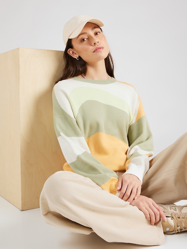 Iriedaily Iriedaily Pullover 'Tilda' in Khaki Mint Discount Store für neue Produkte
