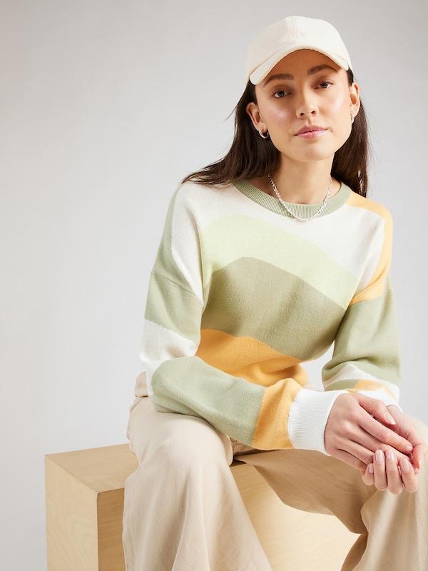 Iriedaily Iriedaily Pullover 'Tilda' in Khaki Mint Discount Store für neue Produkte