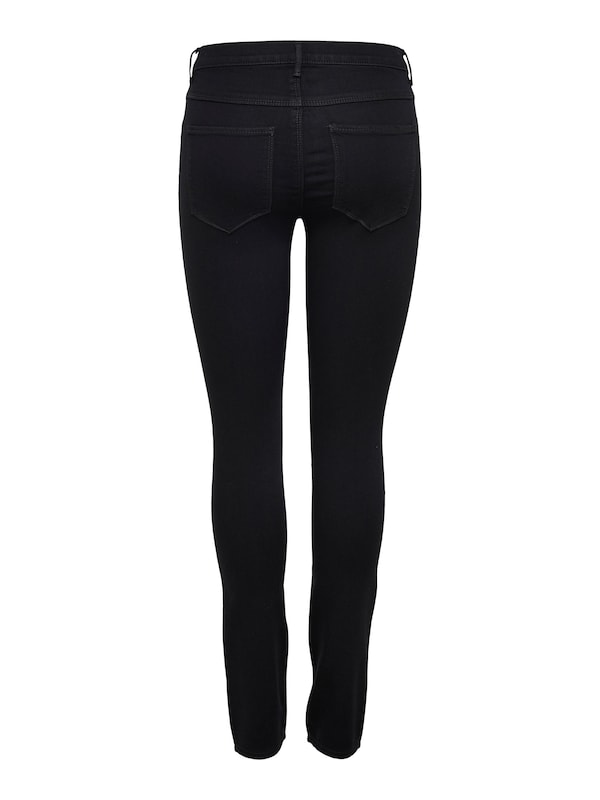 ONLY ONLY Skinny Jeans 'Rain Cry' in Black Denim Nur noch ein Tag übrig