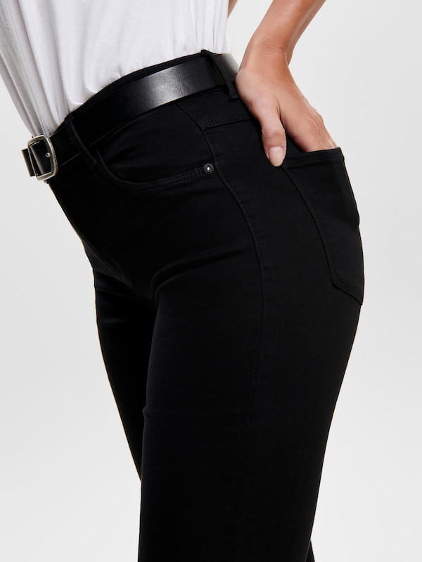 ONLY ONLY Skinny Jeans 'Rain Cry' in Black Denim Nur noch ein Tag übrig