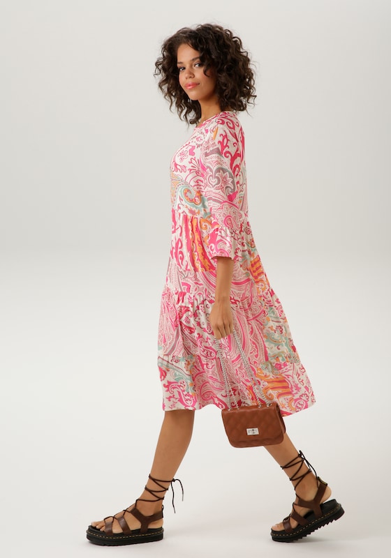 Aniston CASUAL Aniston CASUAL Blusenkleid in Pink Super Rabatt