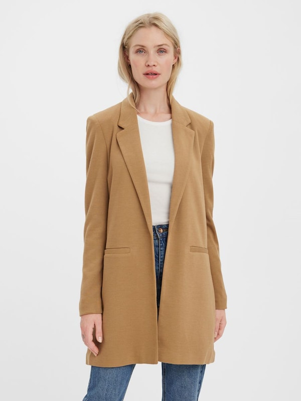 VERO MODA VERO MODA Blazer 'VMVerina' in Hellbraun 50% Rabatt mit kostenlosem Versand