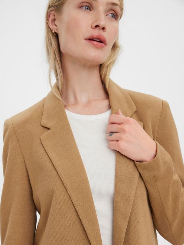 VERO MODA VERO MODA Blazer 'VMVerina' in Hellbraun 50% Rabatt mit kostenlosem Versand
