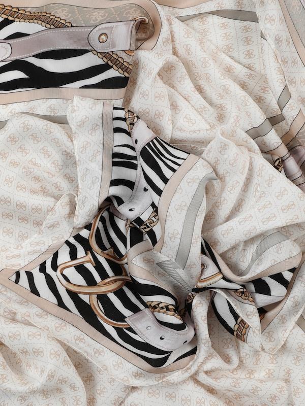 GUESS GUESS Tuch 'ZAMIRA' in Braun Hellbraun Fabrikpreis
