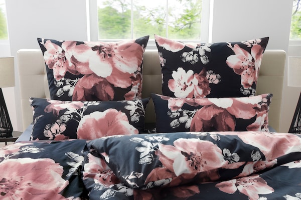 HOME AFFAIRE HOME AFFAIRE Bettbezug in Marine Flash Sale