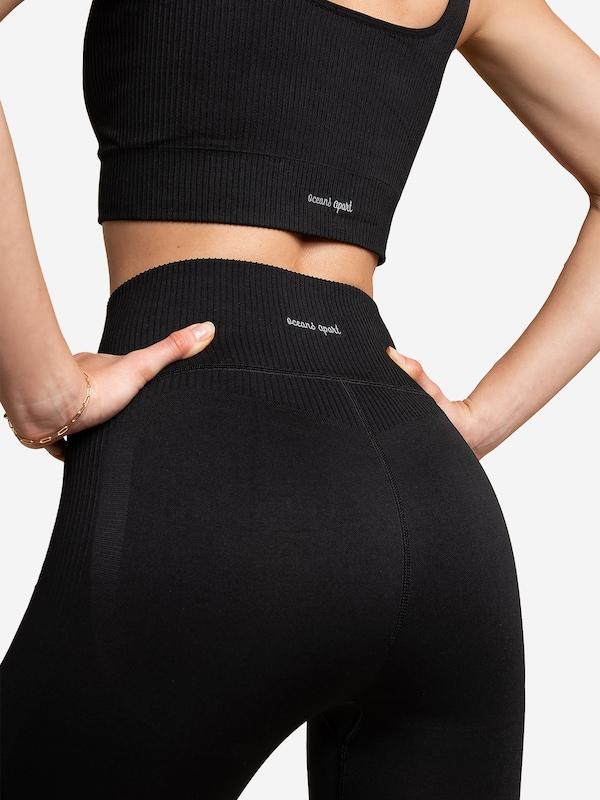 OCEANSAPART OCEANSAPART Skinny Sporthose 'Sydney' in Schwarz Zeitlich begrenztes Angebot