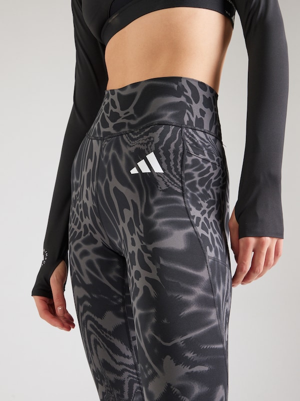 ADIDAS PERFORMANCE ADIDAS PERFORMANCE Skinny Sporthose 'Optime Essentials' in Schwarz Exklusive Angebote