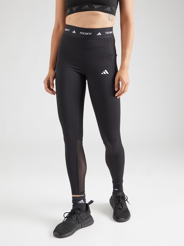 ADIDAS PERFORMANCE ADIDAS PERFORMANCE Skinny Sporthose 'Stash' in Schwarz Blitzangebot