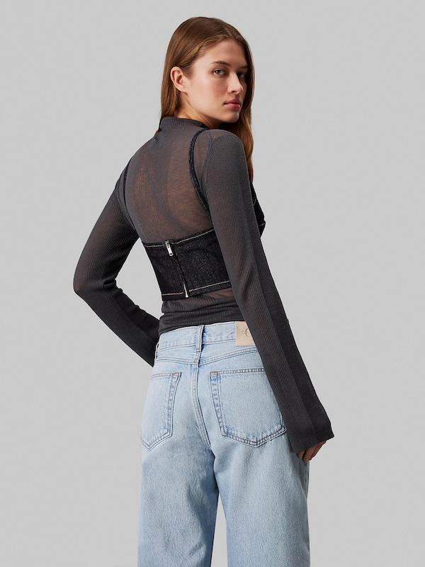 Calvin Klein Jeans Calvin Klein Jeans Pullover in Schwarz Kostenloser Versand