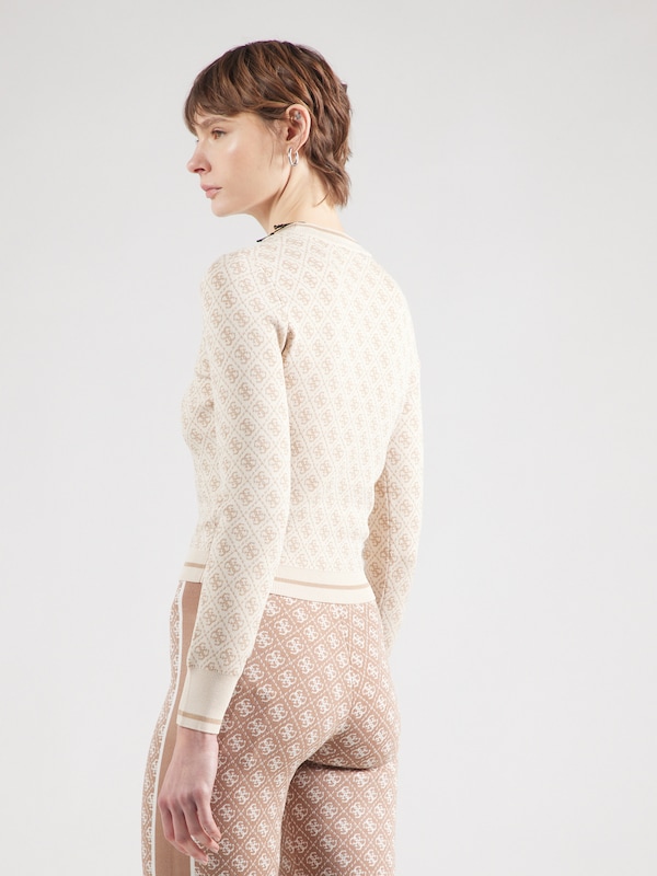 GUESS GUESS Pullover 'Lise' in Beige Creme Limitierter Zeitrabatt