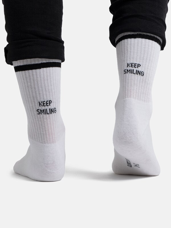 Occulto Occulto Socken 'Leo' in Weiß Flash Sale