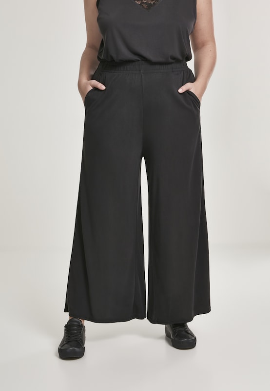 Urban Classics Urban Classics Wide Leg Hose in Schwarz Online Shopping