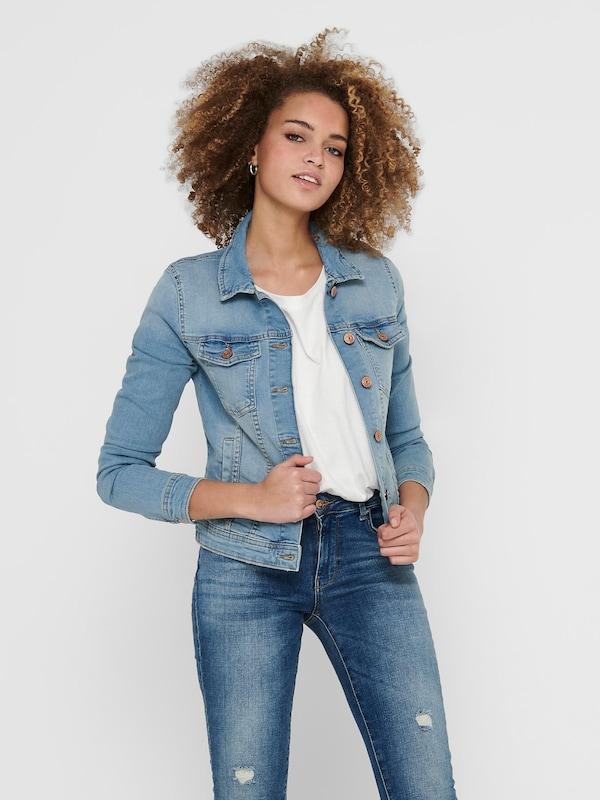 ONLY ONLY Jacke 'ONLTia' in Blue Denim Super Sparpreis
