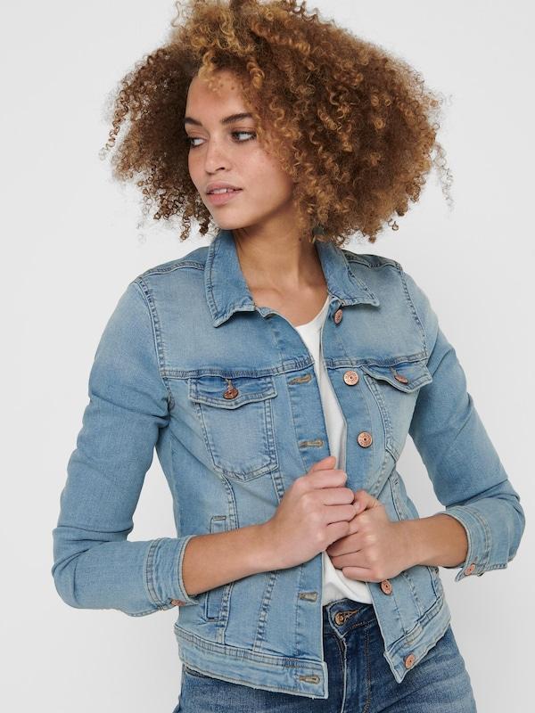 ONLY ONLY Jacke 'ONLTia' in Blue Denim Super Sparpreis