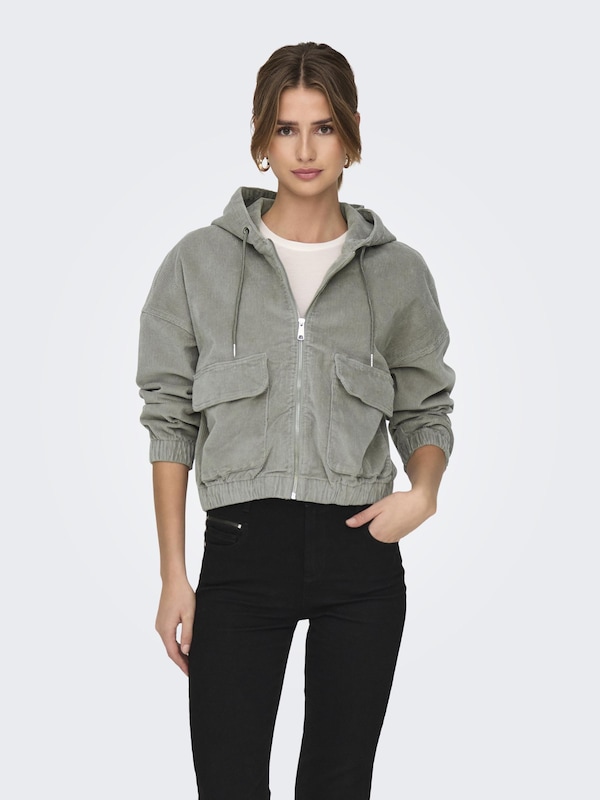 ONLY ONLY Jacke 'ONLKenzie' in Grau Kostenlose Rückgabe
