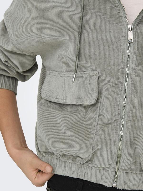 ONLY ONLY Jacke 'ONLKenzie' in Grau Kostenlose Rückgabe