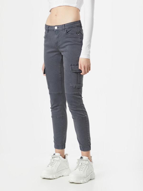 ONLY ONLY Slimfit Hose 'MISSOURI' in Grau Nur für heute