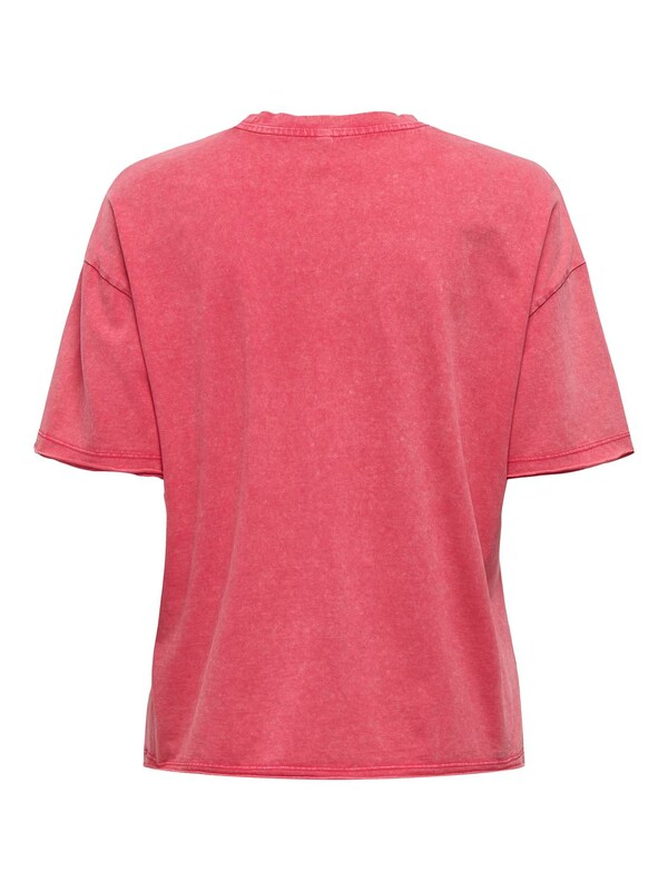 ONLY ONLY T-Shirt 'KINNA' in Kirschrot Rotmeliert Sonderangebot der Fabrik