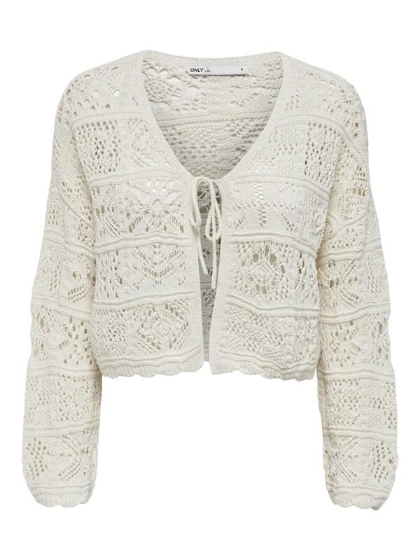 ONLY ONLY Strickjacke 'ONLBeach' in Offwhite