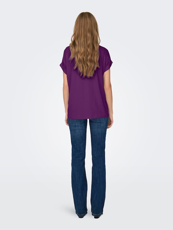ONLY ONLY T-Shirt 'ONLMoster' in Dunkellila Clearance-Verkauf