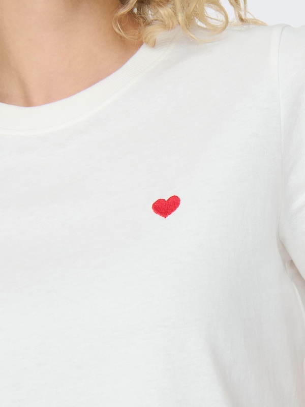 JDY JDY T-Shirt 'JDYPISA' in Weiß 50% Rabatt für begrenzte Zeit