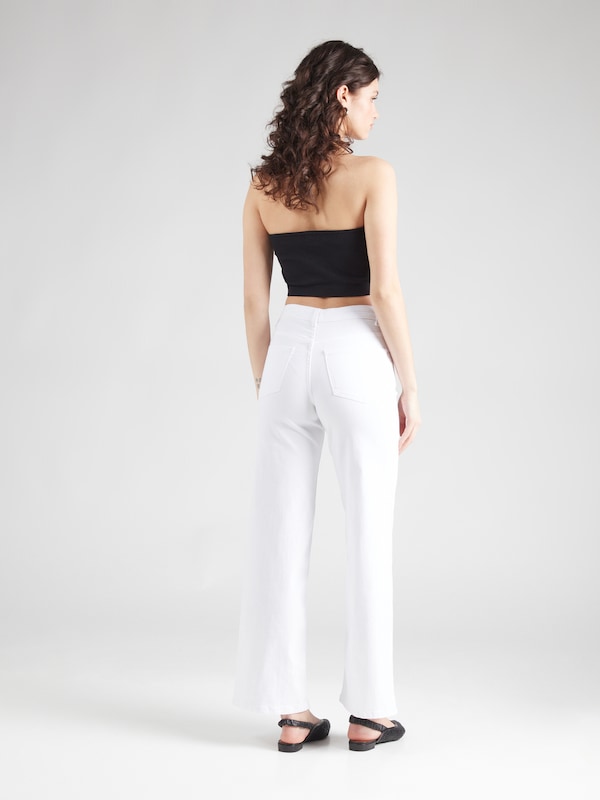 ONLY ONLY Wide Leg Jeans 'ONLMadison Blush' in White Denim Rabatte dieses Monats