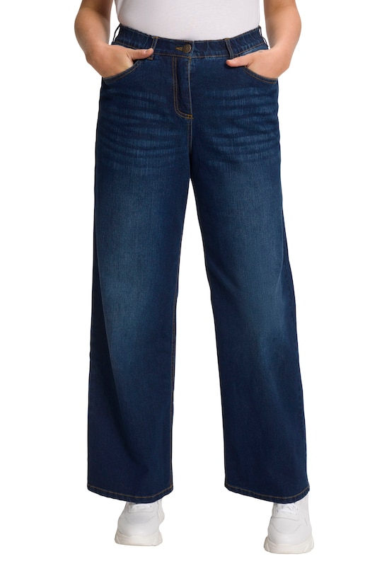 Ulla Popken Ulla Popken Wide Leg Jeans in Dunkelblau Limitierter Zeitrabatt