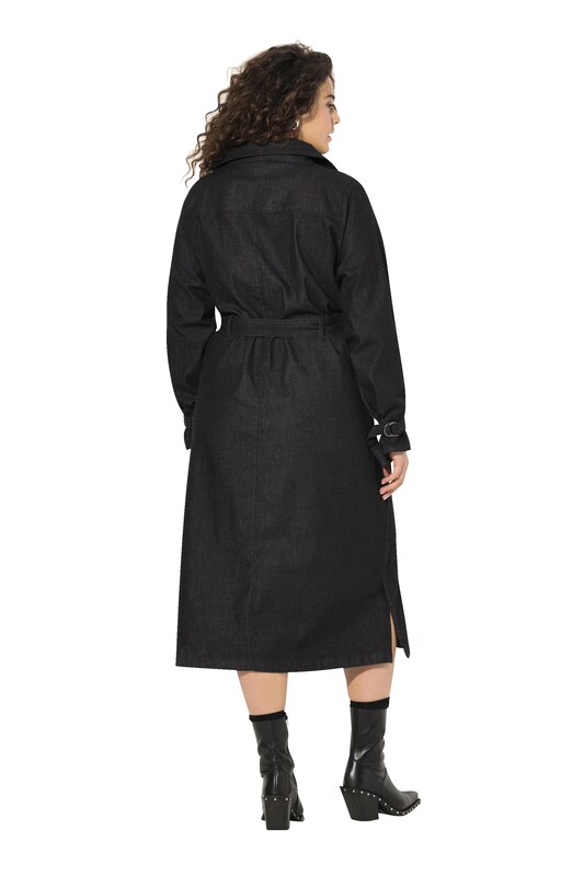 Ulla Popken Ulla Popken Mantel in Schwarz Fabrikpreis