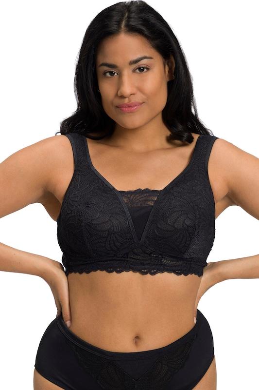Ulla Popken Ulla Popken Bustier BH in Schwarz Rabatt