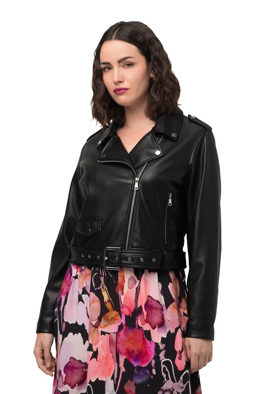 Ulla Popken Ulla Popken Jacke in Schwarz Flash Sale