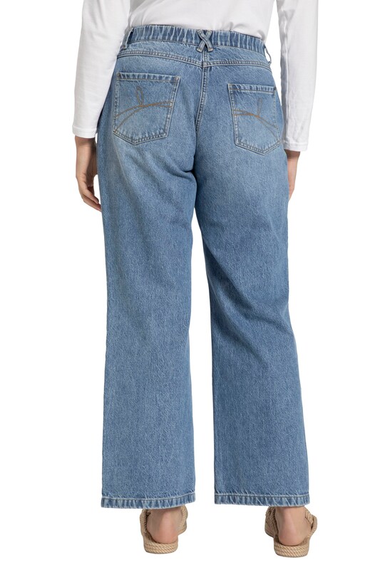 Ulla Popken Ulla Popken Wide Leg Jeans (GOTS) in Blue Denim Preisnachlass