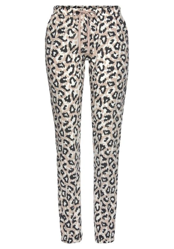 LASCANA LASCANA Pyjamahose in Weiß