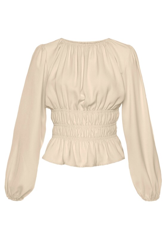 LASCANA LASCANA Bluse in Creme