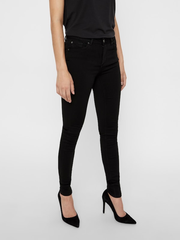 VERO MODA VERO MODA Skinny Jeans 'Lux' in Black Denim Vierteljährliche Förderung