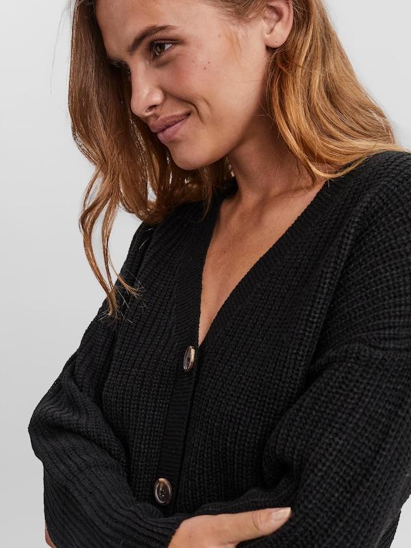 VERO MODA VERO MODA Strickjacke 'Lea' in Schwarz Bis zu 55% Rabatt