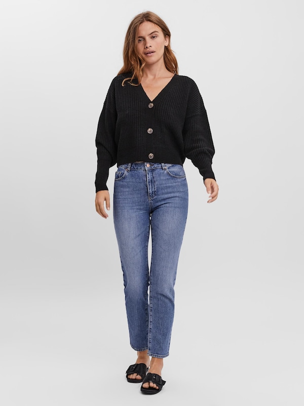 VERO MODA VERO MODA Strickjacke 'Lea' in Schwarz Bis zu 55% Rabatt