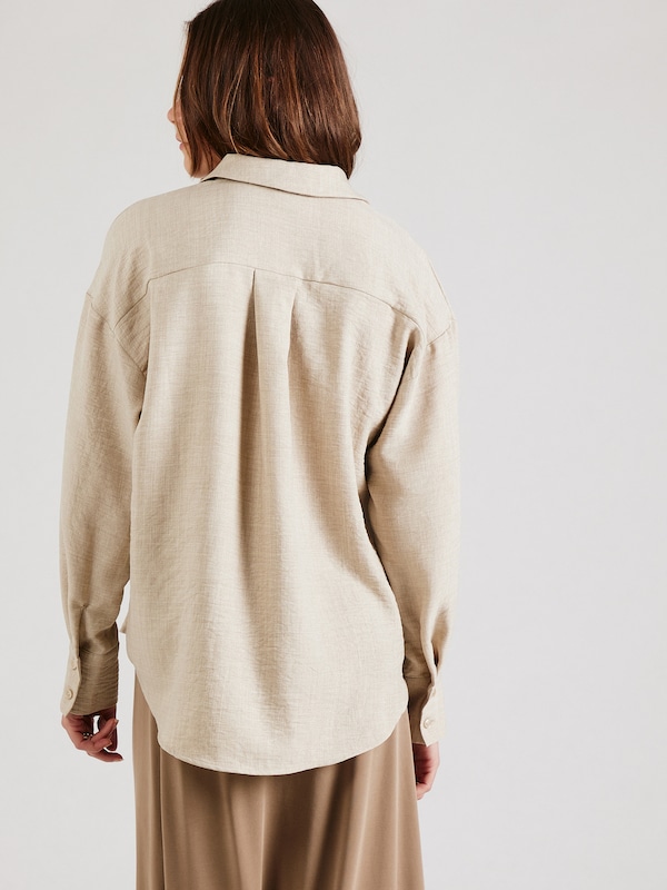 VERO MODA VERO MODA Bluse 'VMMELANEY QUEENY' in Greige Super Rabatt