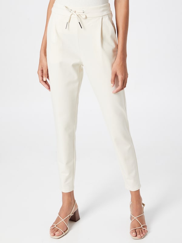VERO MODA VERO MODA Tapered Hose 'Eva' in Wollweiß Black Friday Preise