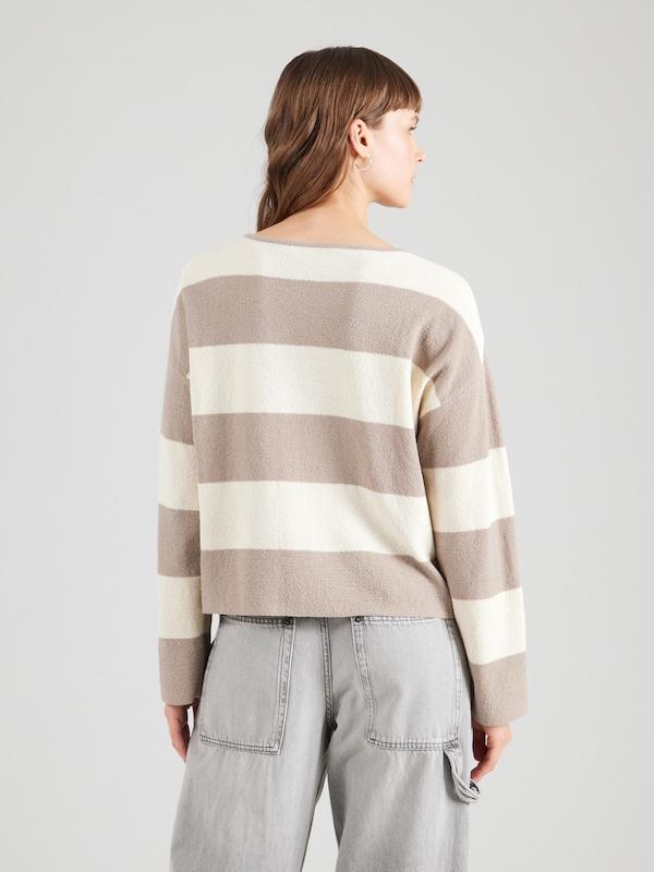 VERO MODA VERO MODA Pullover 'VMWANDA' in Taupe zollfrei