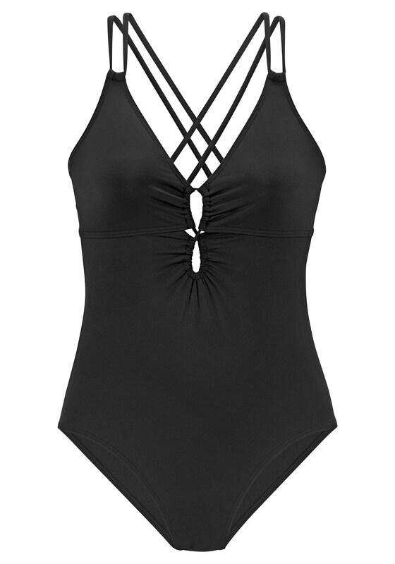 s.Oliver s.Oliver Bustier Badeanzug in Schwarz