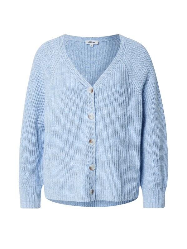 s.Oliver s.Oliver Strickjacke in Hellblau