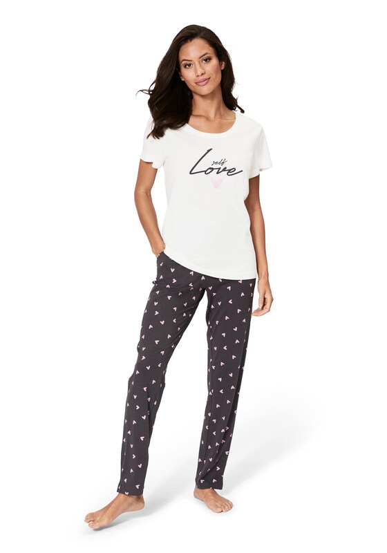 s.Oliver s.Oliver Pyjama in Navy Weiß