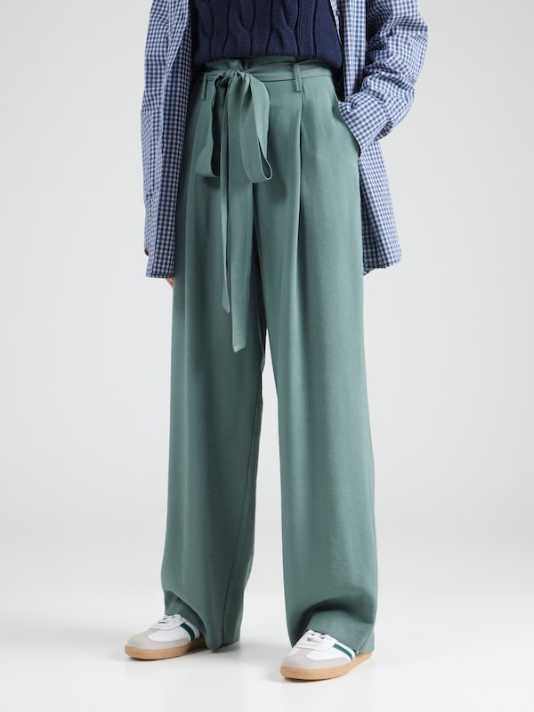 ABOUT YOU ABOUT YOU Wide Leg Hose in Dunkelgrün Große Rabatte