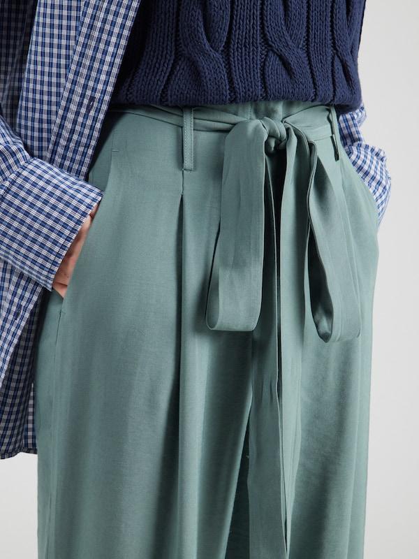 ABOUT YOU ABOUT YOU Wide Leg Hose in Dunkelgrün Große Rabatte