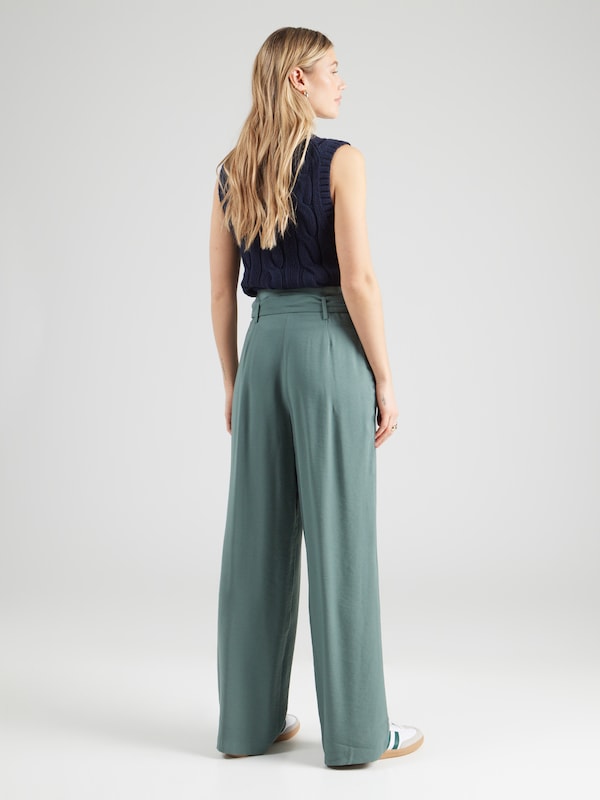 ABOUT YOU ABOUT YOU Wide Leg Hose in Dunkelgrün Große Rabatte