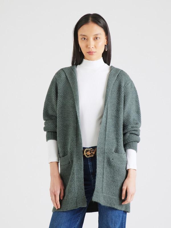 ABOUT YOU ABOUT YOU Strickjacke 'Elektra' in Grünmeliert Sonderangebote