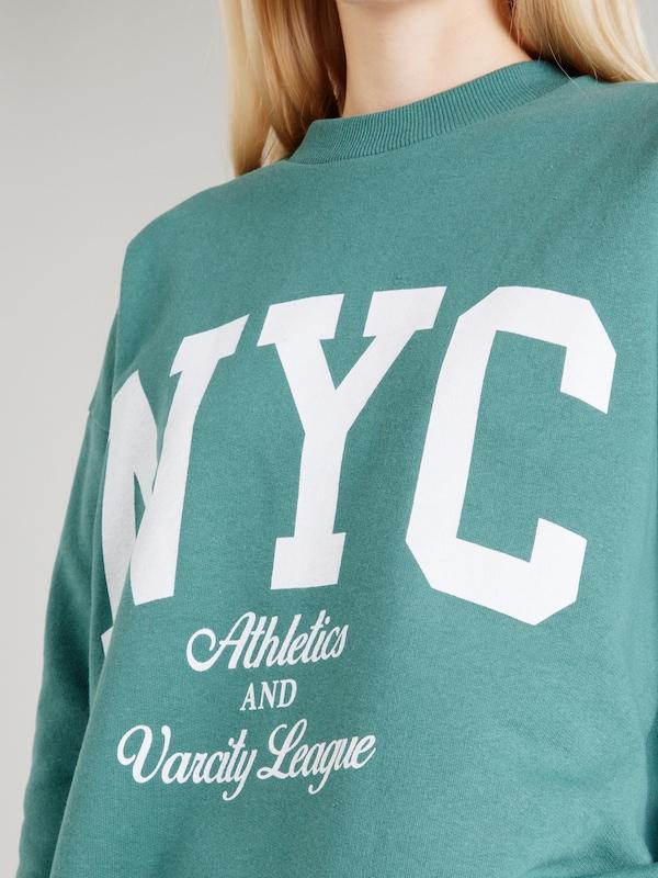 ABOUT YOU ABOUT YOU Sweatshirt 'Tabea' in Smaragd VIP-Rabatte