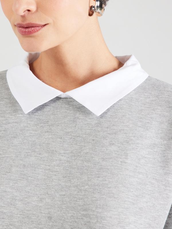 ABOUT YOU ABOUT YOU Sweatshirt 'Victoria' in Graumeliert Weiß Letzte 3 Tage