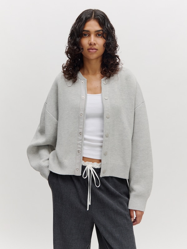 EDITED EDITED Pullover 'Aniela' (GRS) in Graumeliert Nur für heute